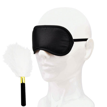 Eye Mask and Feather Tickler Play Kit Blindfolds & Masks Bound to Play (1on1)